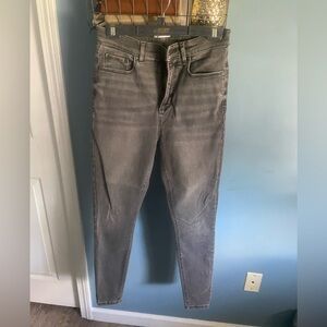 LOFT Charcoal Denim Pants- The Jegging